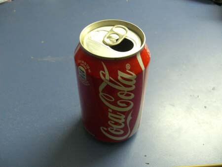 可口可乐的易拉罐