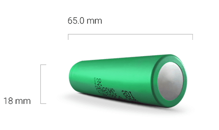 18650锂电池颗粒尺寸