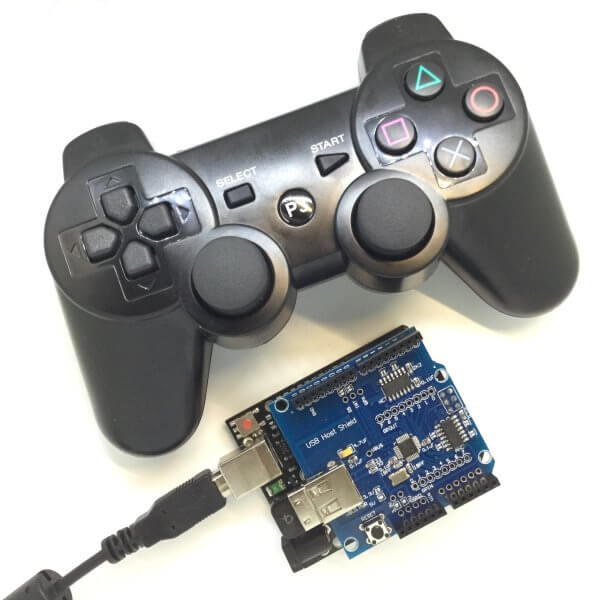 PS3 DUALSHOCK3 通过usb_host_shield实现与Arduino的连接