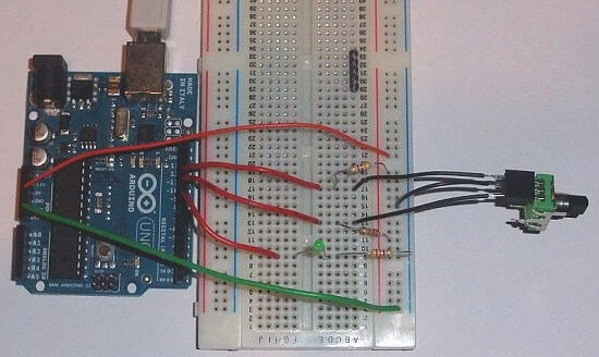 Arduino连接旋转编码器控制LED