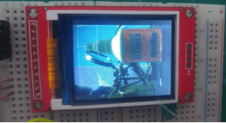 TFT 1.8 LCD显示OV7670摄像头采集到的图像