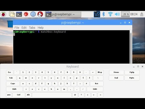 树莓派安装Matchbox-keyboard 虚拟键盘